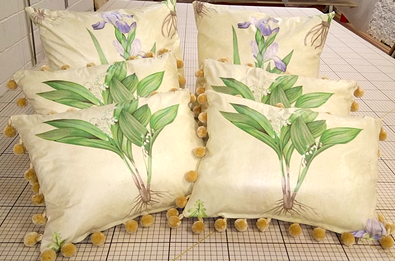 handmade bespoke scatter cushions